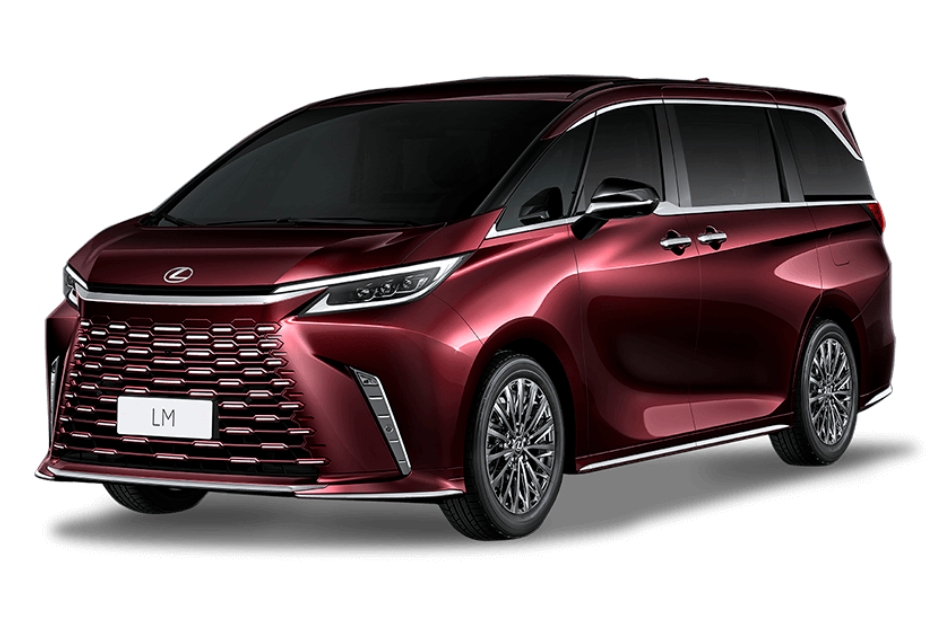 Ảnh Lexus LM màu Đỏ - Sonic Agate