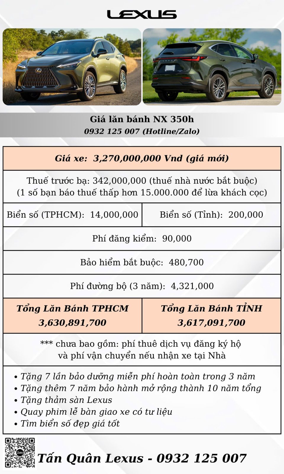 gia lan banh lexus Lexus NX