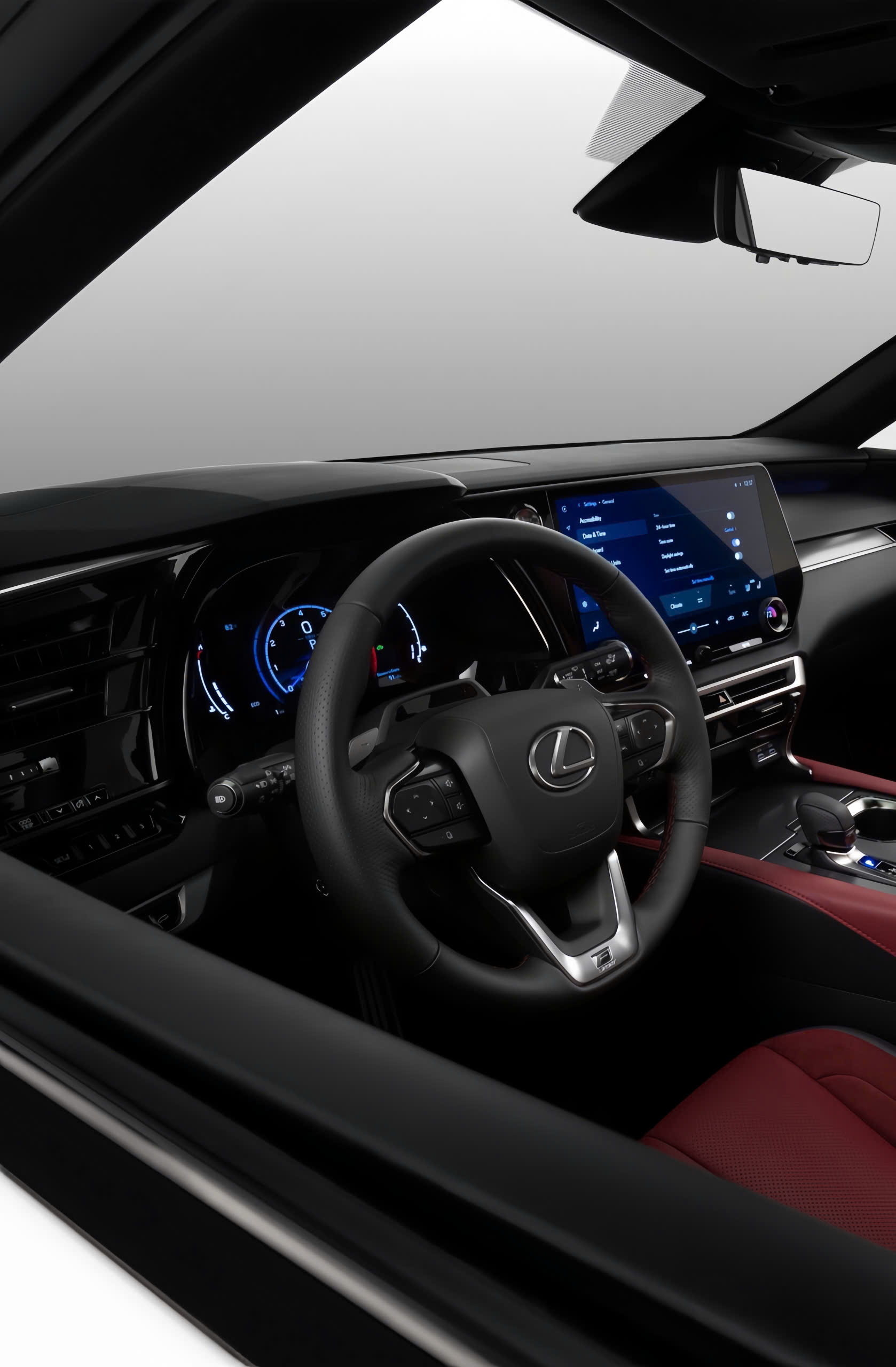 Khoang lái Lexus RX 500h 2026 Hybrid