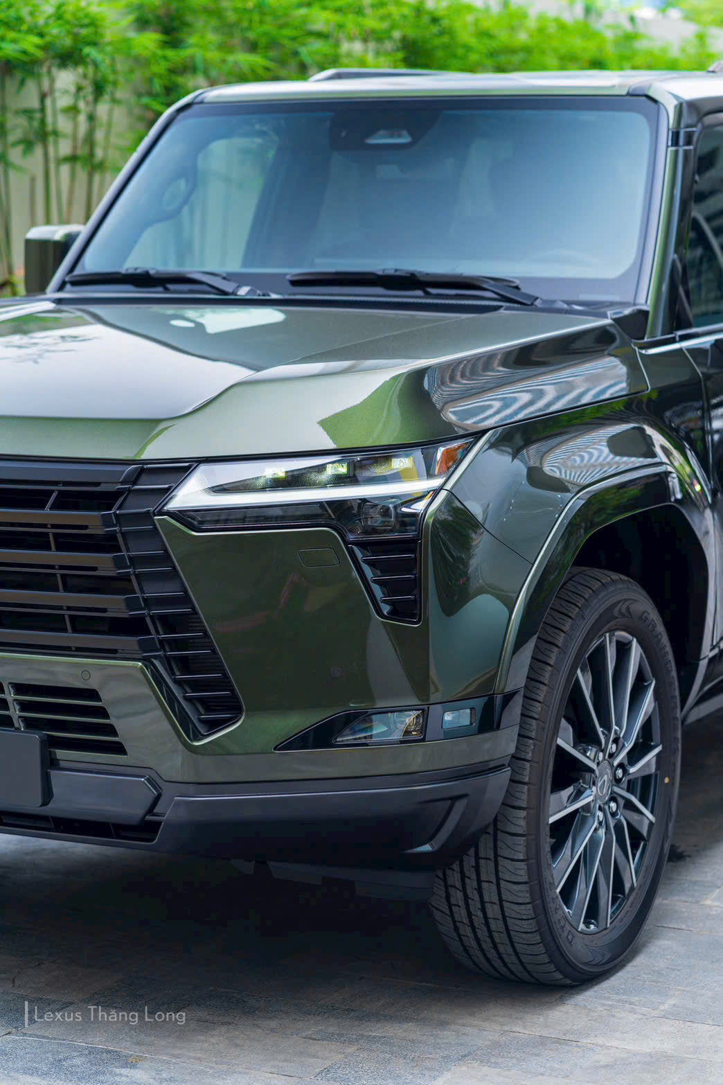 Thiết kế đầu xe Lexus GX 550 2026