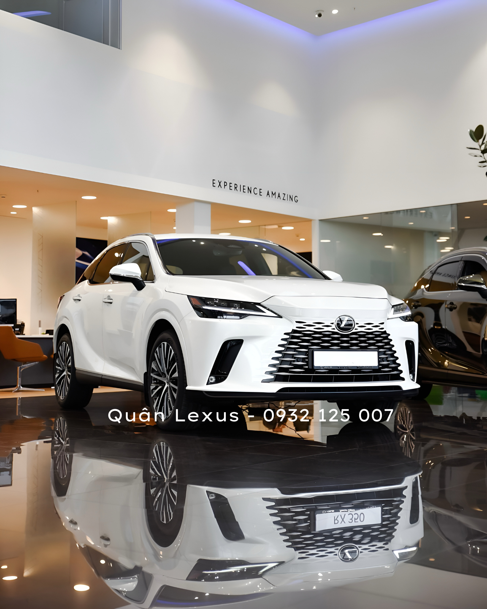 Lexus RX 350h 2026 đi đường dài - ngoại thất màu trắng