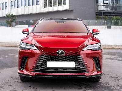Lexus RX 350h Premium màu đỏ - thiết kế đầu xe