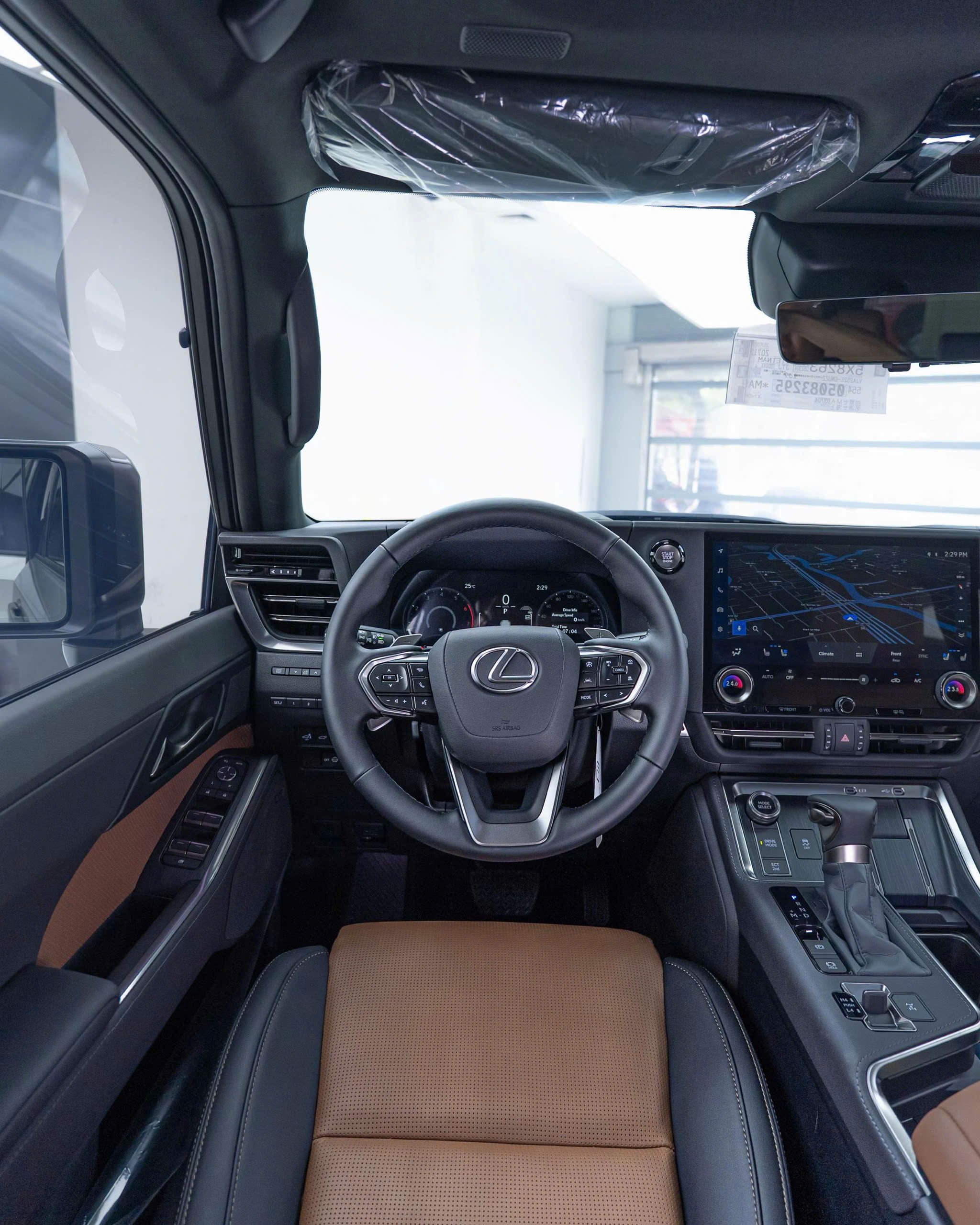 Nội thất Lexus GX 550 2026 khoang lái